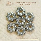  Charm Vòng Tròn Bi - Bạc Cao Cấp 