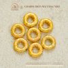Charm Tròn Mạ Vàng Nhỏ 5.41mm - Bạc Mạ Vàng Cao Cấp