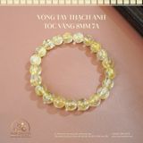  Vòng Tay Đá Thạch Anh Tóc Vàng 8mm 7A 
