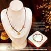  Vòng Tay + Vòng Cổ Thắt Dây Charm Chùy Kim Cang Phối Charm Zambala 