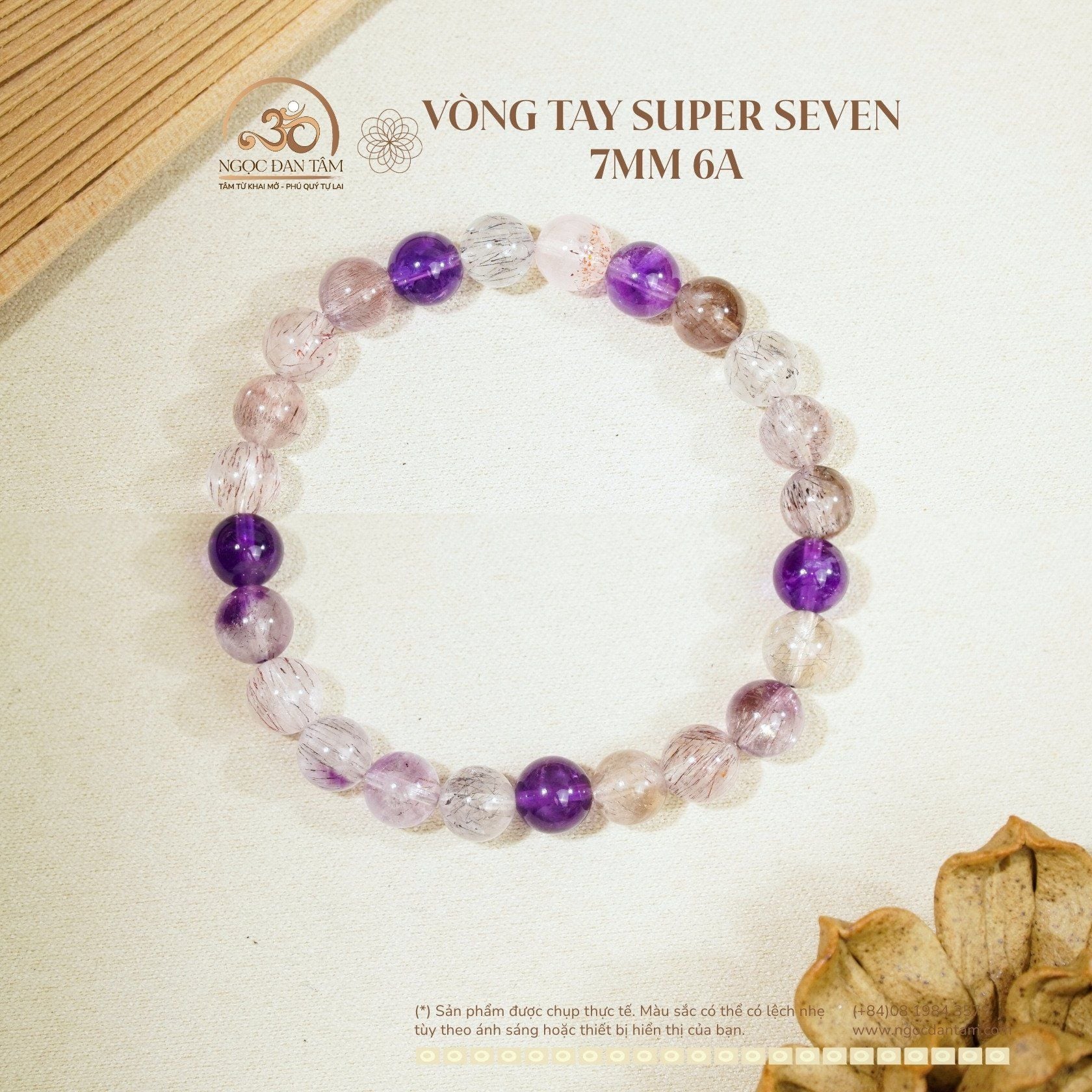  Vòng Tay Super Seven 7mm 6A 