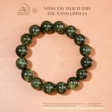  Vòng Tay Thạch anh tóc xanh 13mm 4A 