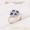 Nhẫn Bạc 925 Đính Đá Sapphire 3mm