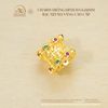 Charm Trống Đính Đá 6.01mm - Bạc 925 Mạ Vàng Cao Cấp