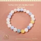  Vòng Tay Morganite 8mm - 10mm 6A 
