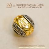  Charm Tường Vân 14.05mm  - Bạc 925 Mạ Vàng Cao Cấp 