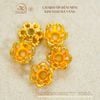 Charm Ốp Đệm Mini - Kim Loại Mạ Vàng