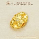 Charm Đầu Voi 8mm - Bạc 925 Mạ Vàng Cao Cấp 
