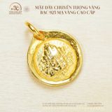  Mặt Dây Chuyền Tượng Vàng - Bạc 925 Mạ Vàng Cao Cấp 