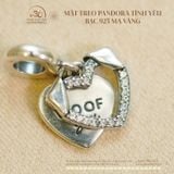  Charm Treo Mặt Treo Pandora Tình Yêu Bạc 925 