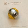 Charm Tròn Bạc 925 Mạ Vàng 11.34mm