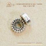  Charm Đệm Bánh Xe Bạc 7.61mm - Bạc 925 Cao Cấp 