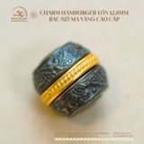  Charm Dao Phổ Ba 4 Mặt (Phurpa) 12,8 - Bạc 925 Mạ Vàng Cao Cấp 