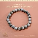  Vòng Tay Mắt Chim Ưng Xám 8mm 5A 