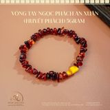  Vòng Tay Ngọc Phách An Xuân 5gram (Huyết Phách) 