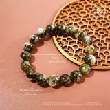  Vòng Tay Đá Mắt Rồng Xanh 10mm 2A 