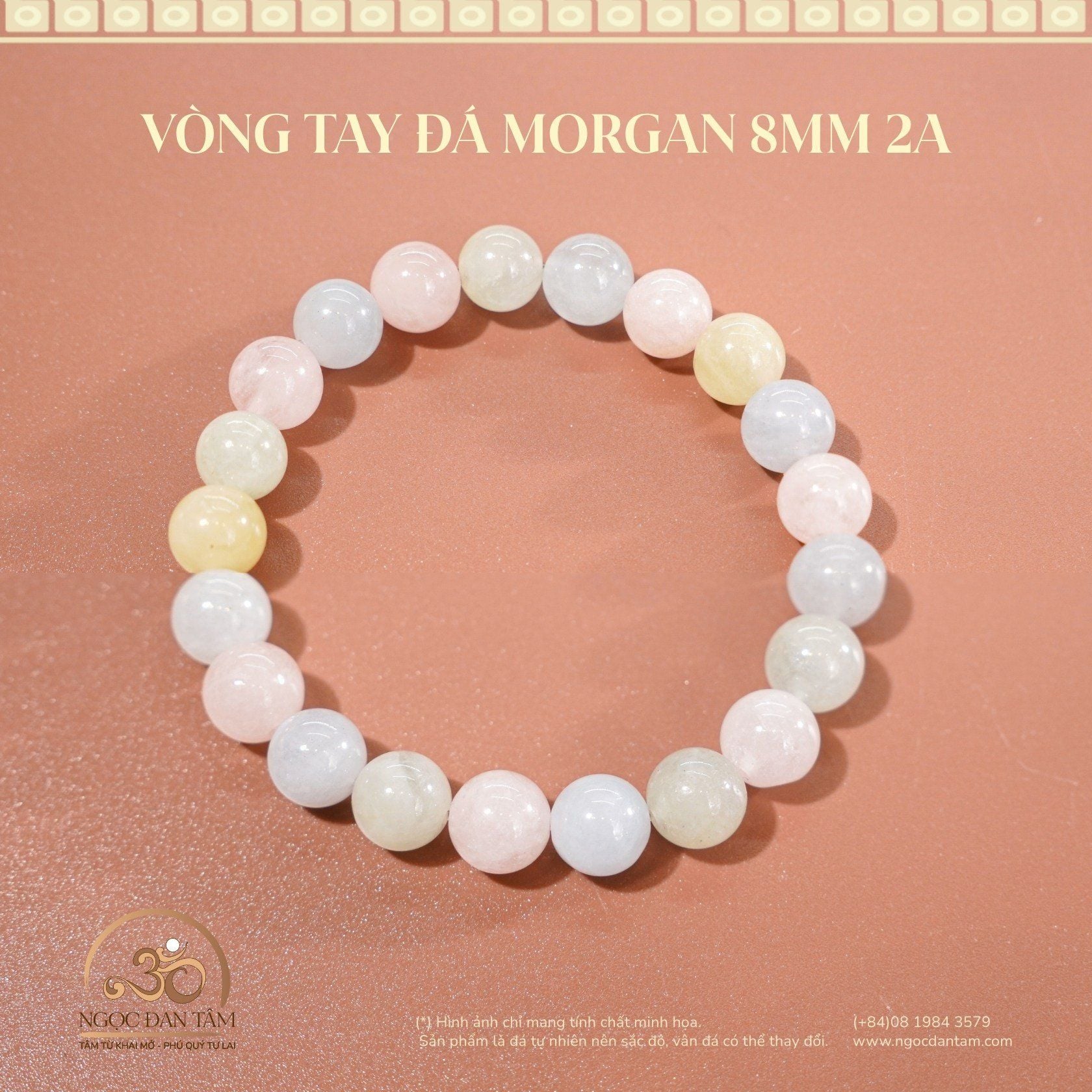  Vòng Tay Morgan 8mm 2A - 2 