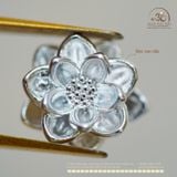  Hoa Sen Bạc 9.97mm - Bạc Cao Cấp 