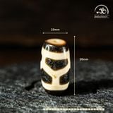 Dzi Mai Rùa 20x10mm (New Dzi - Xiao Lu) 
