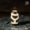  Dzi Mai Rùa 20x10mm (New Dzi - Xiao Lu) 