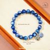  Vòng Tay Kyanite 9mm 4A Phối Charm Pandora 