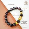  Vòng Tay Đá Garnet 10mm 3A Phối Charm Lu Thống 