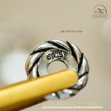  Charm Dẹp 10mm - Bạc 925 Cao Cấp 