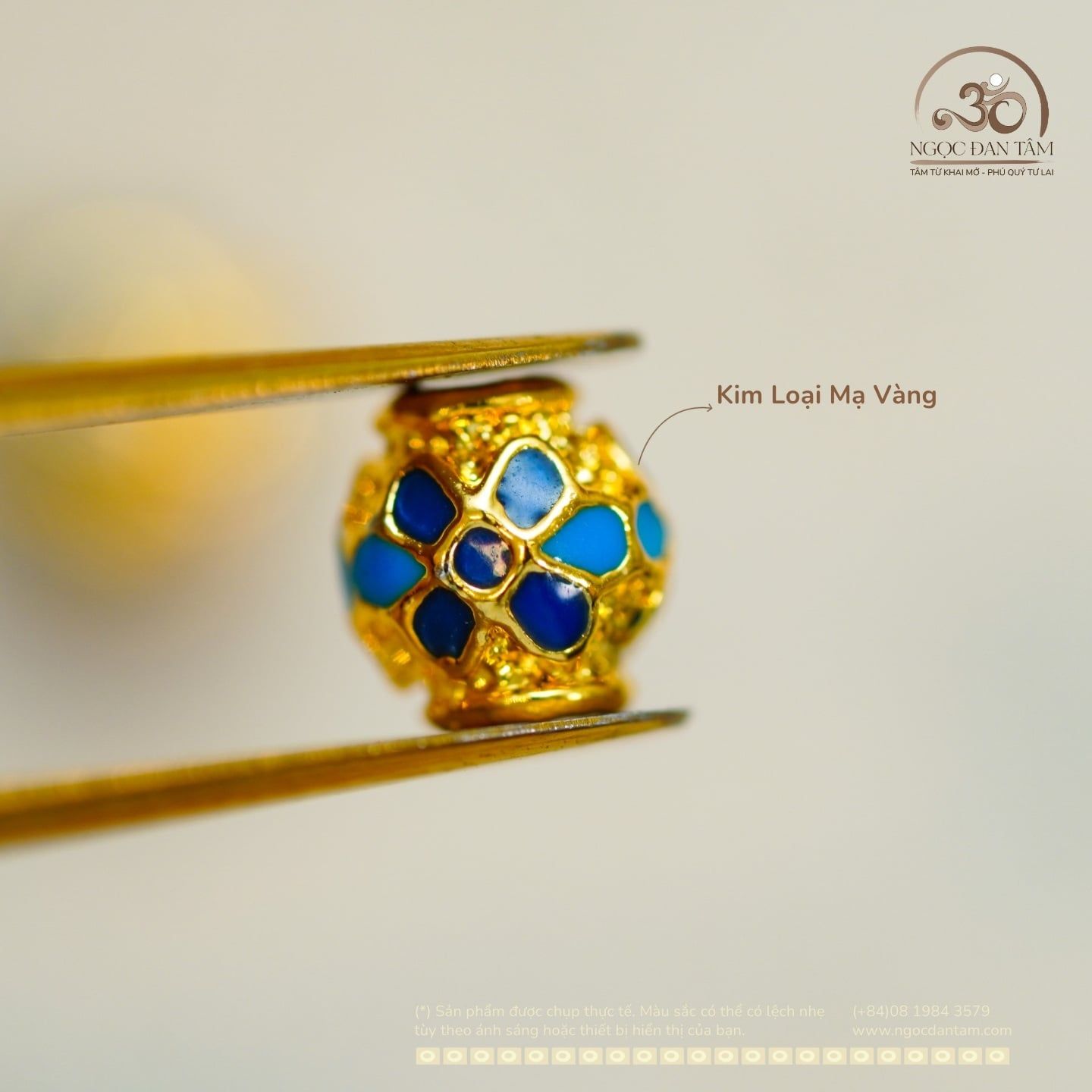  Charm Lu Nhỏ - Kim Loại Mạ Vàng 