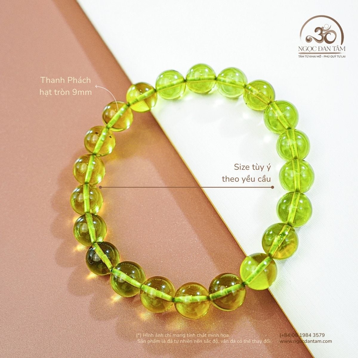  Vòng Tay Thanh Phách 9mm 8gram 