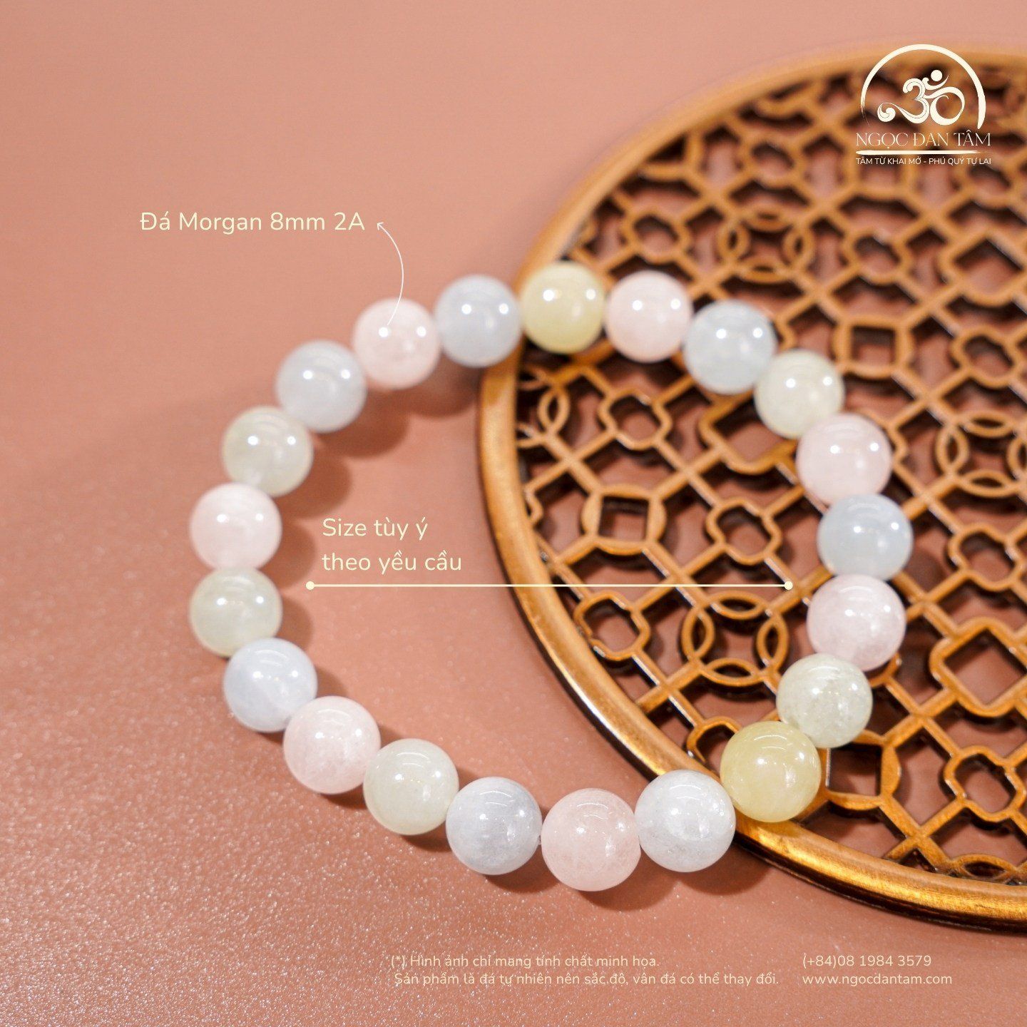  Vòng Tay Morgan 8mm 2A - 2 