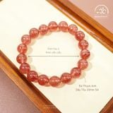  Vòng Tay Thạch Anh Dâu Tây 10mm 5A 