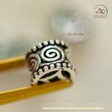  Charm bạc tròn xoắn ốc 8mm - Bạc Cao Cấp 