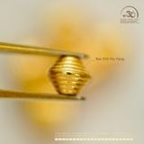  Charm Đệm 043 - Bạc 925 Mạ Vàng Cao Cấp 