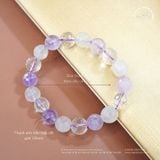  Vòng Tay Thạch Anh Hỗn Hợp Cắt Giác 10mm 