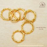  Charm Tròn Bát Giác 7mm - Bạc 925 Mạ Vàng Cao Cấp 