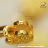  Charm Mây Đôi 11mm - Bạc 925 Mạ Vàng Cao 