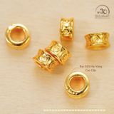  Charm Tròn O 5.29mm - Bạc 925 Mạ Vàng Cao Cấp 