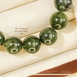  Vòng Tay Thạch anh tóc xanh 13mm 4A 