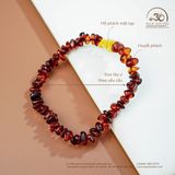  Vòng Tay Ngọc Phách An Xuân 5gram (Huyết Phách Phối Mật Lạp) 