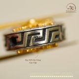  Charm Bánh Xe Pháp Luân Lớn 14,97mm - Bạc 925 Mạ Vàng Cao Cấp 