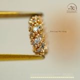  Charm Vàng Lấp Lánh Vàng Hồng - Kim Loại Mạ Vàng Cao Cấp 