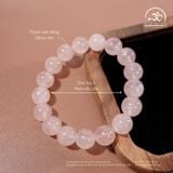  Vòng Tay Thạch Anh Hồng 10mm 4A 