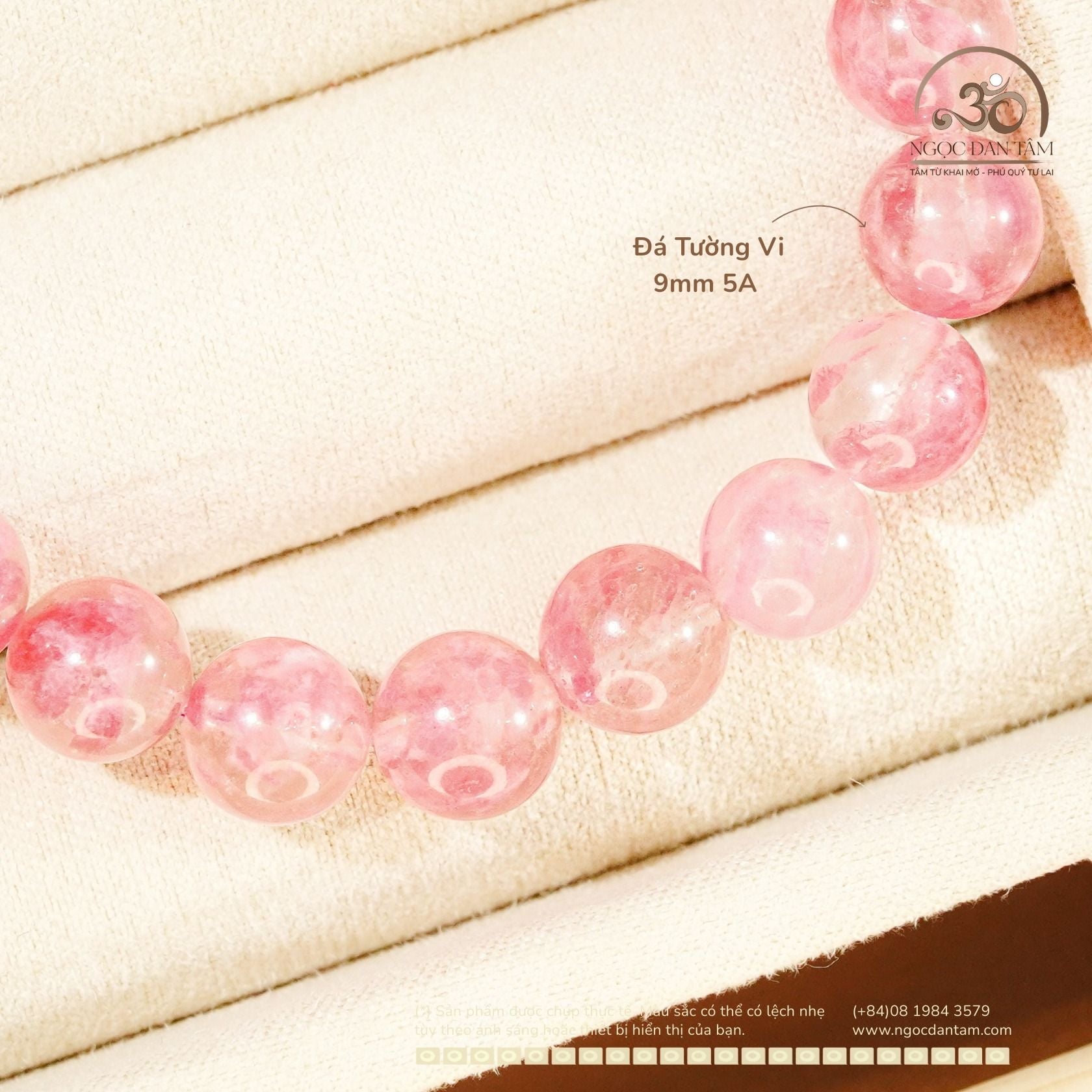  Vòng Tay Tường Vi 9mm 5A 