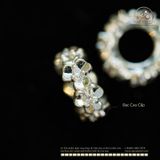  Charm Bạc Cỏ 3 Lá Nhỏ 8mm - Bạc Cao Cấp 