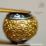  Charm Tường Vân 2 Màu 10,91mm - Bạc 925 Mạ Vàng Cao Cấp 