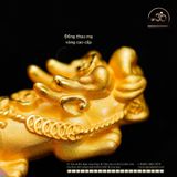  Tỳ Hưu 112 38,78mm - Đồng Thau Mạ Vàng 999 Cao Cấp 