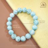  Vòng Tay Đá Larimar 10mm 5A 