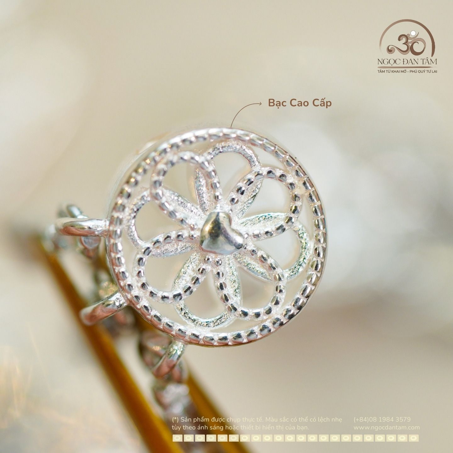  Charm Bạc Dream Catcher 9mm - Bạc 925 Cao Cấp 