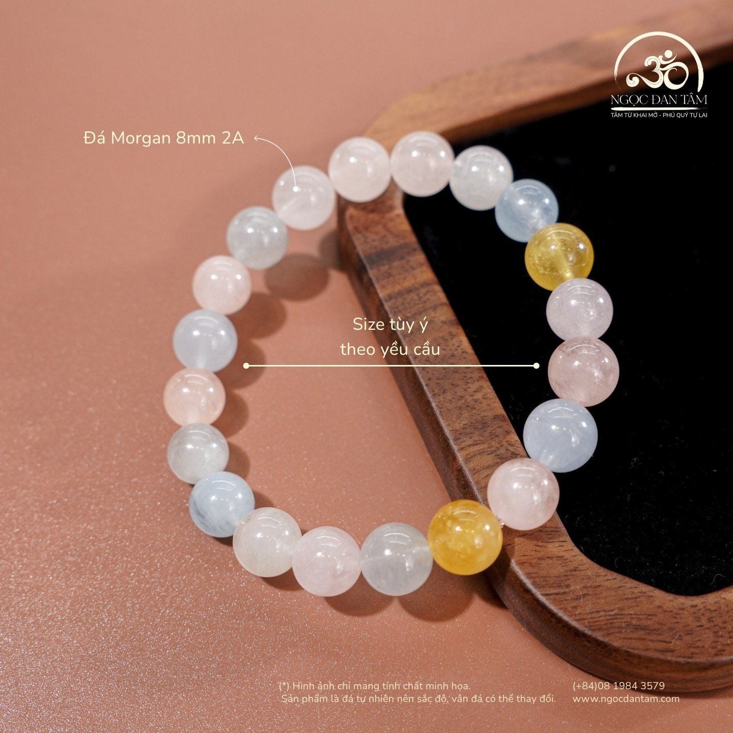  Vòng Tay Morgan 8mm 2A 