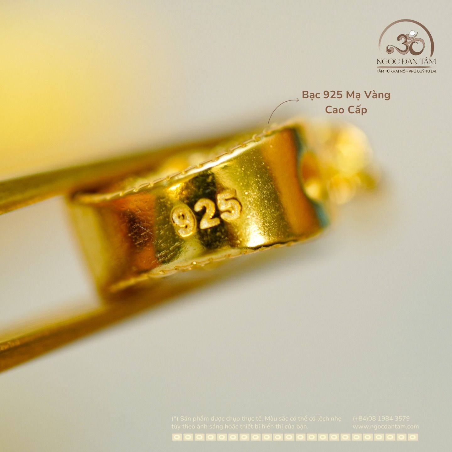  Charm Dream Catcher 11mm - Bạc 925 Mạ Vàng Cao Cấp 